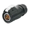 LP-20-C03PE-01-022, 3-Pin Male Cable Mount Waterproof Connector