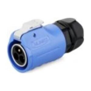 LP-20-C03PE-22-003, 3-Pin Male Cable Mount Waterproof Connector (Isolated Pin, Screw Wire)