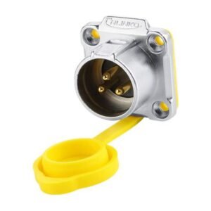 LP-20-C03SX-03-402, 3-Pin Male Panel Mount Waterproof Connector