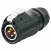 LP-20-C04PE-01-022, 4-Pin Male Cable Mount Waterproof Connector