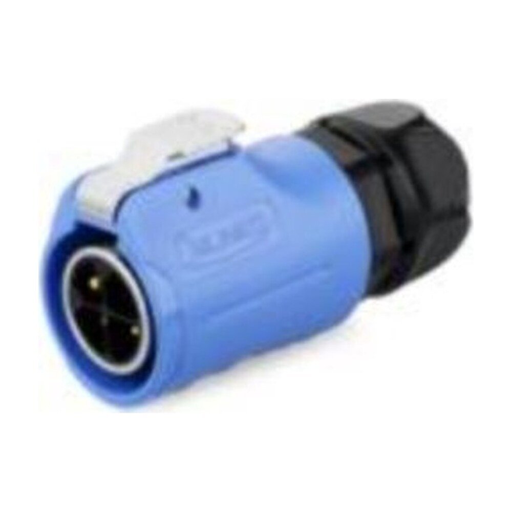LP-20-C04PE-06-001, 4-Pin Male Cable Mount Waterproof Connector (Isolated Pin, Screw Wire)
