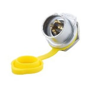 LP-20-C04SX-03-102, 4-Pin Male Panel Mount Waterproof Connector