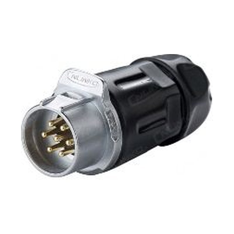 LP-20-C07PP-01-001, 7-Pin Male Push-Pull Cable Coupler Waterproof Connector