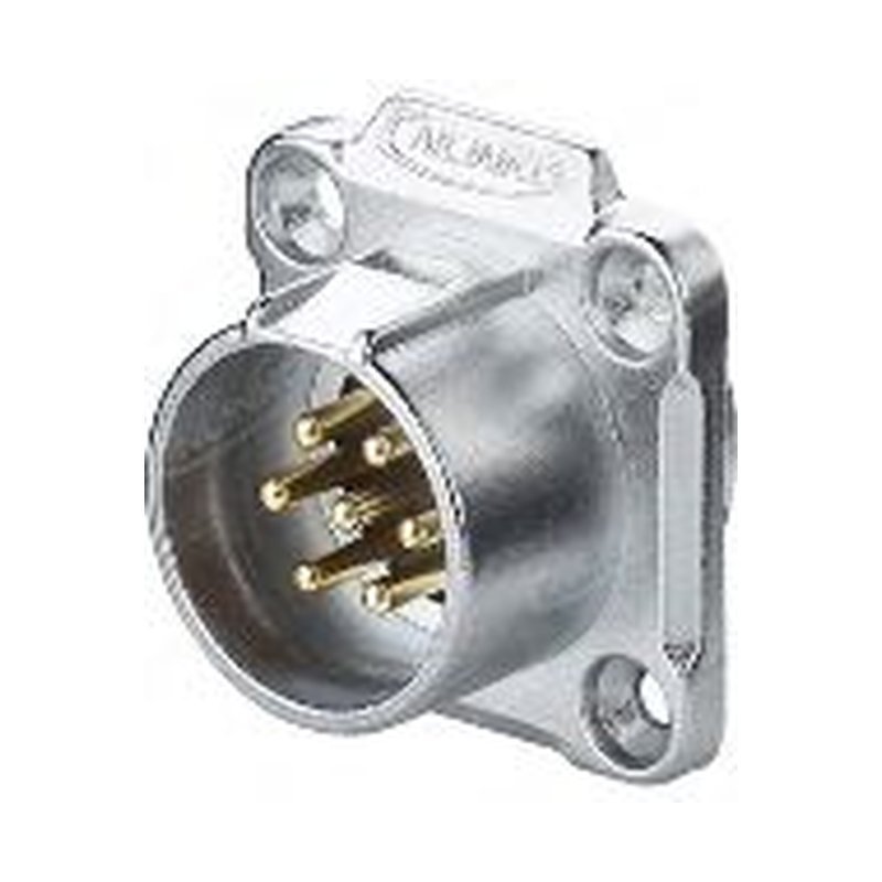 LP-20-C07SX-03-402, 7-Pin Male Panel Mount Waterproof Connector