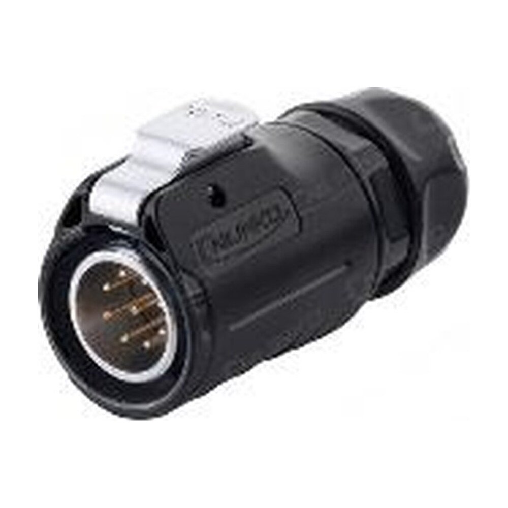 LP-20-C09PE-01-022, 9-Pin Male Cable Mount Waterproof Connector