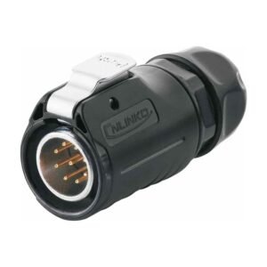 LP-20-C09PE-01-022, 9-Pin Male Cable Mount Waterproof Connector