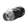 LP-20-C09PP-01-001, 9-Pin Male Push-Pull Cable Coupler Waterproof Connector