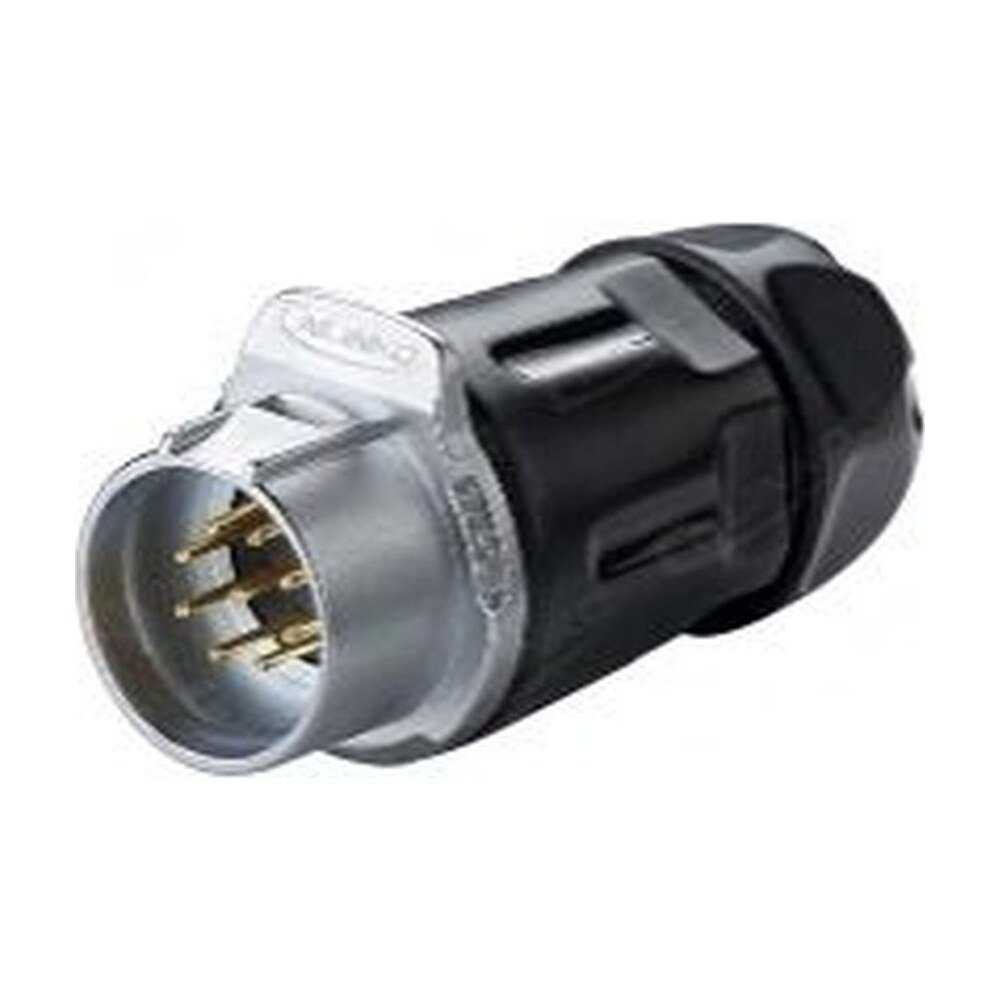 LP-20-C09PP-01-001, 9-Pin Male Push-Pull Cable Coupler Waterproof Connector