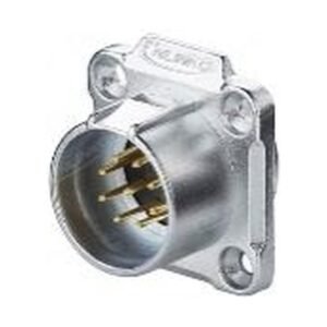 LP-20-C09SX-01-003, 9-Pin Male Panel Mount Waterproof Connector