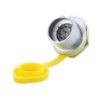 LP-20-C09SX-03-101, 9-Pin Male Panel Mount Waterproof Connector (1-Hole Install)