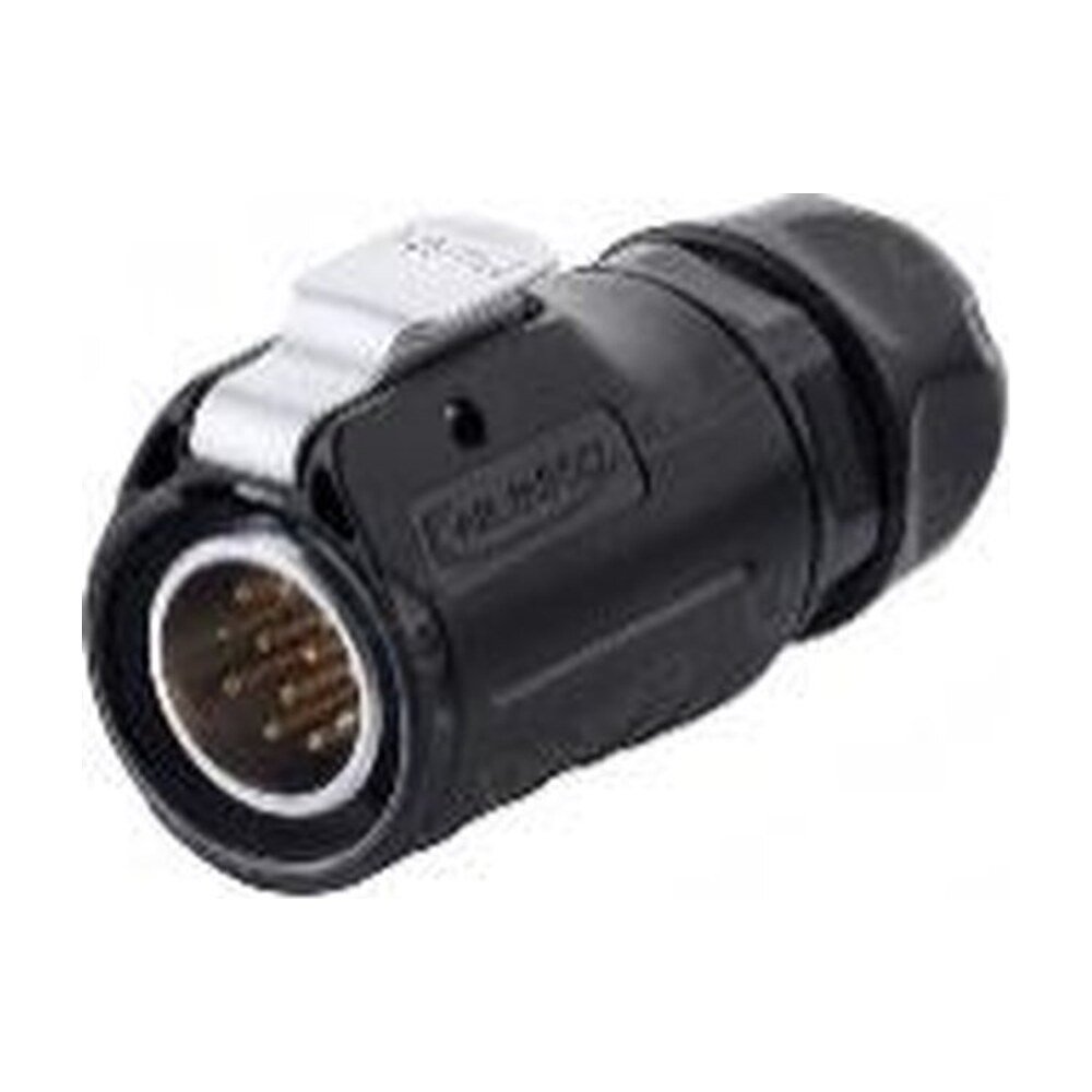 LP-20-C12PE-01-022, 12-Pin Male Cable Mount Waterproof Connector