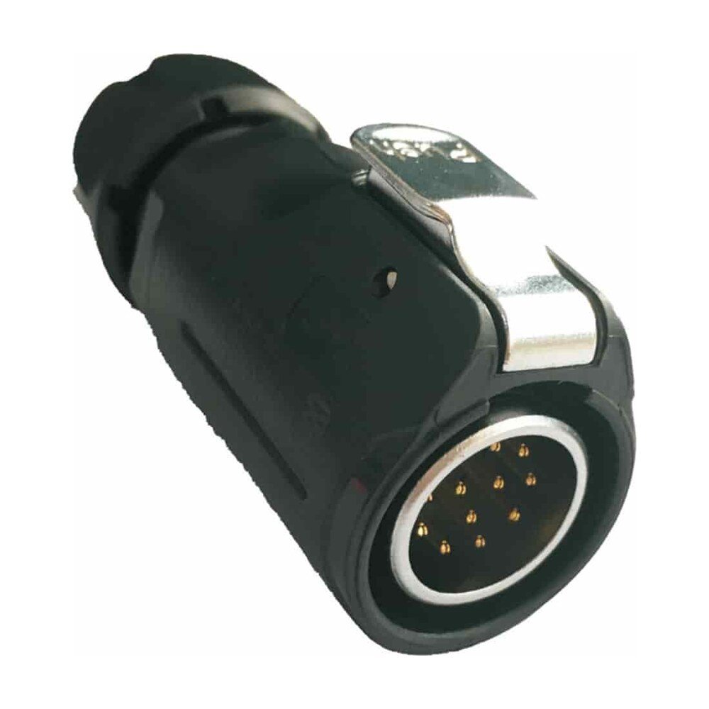 LP-20-C12PE-01-022, 12-Pin Male Cable Mount Waterproof Connector