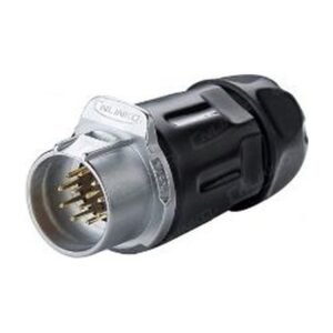 LP-20-C12PP-01-001, 12-Pin Male Push-Pull Cable Coupler Waterproof Connector