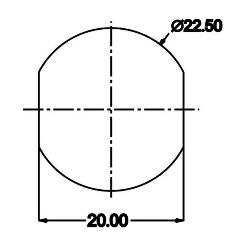 LP-20-J05SX-03-101, 5-Pin Female Panel Mount Waterproof Connector