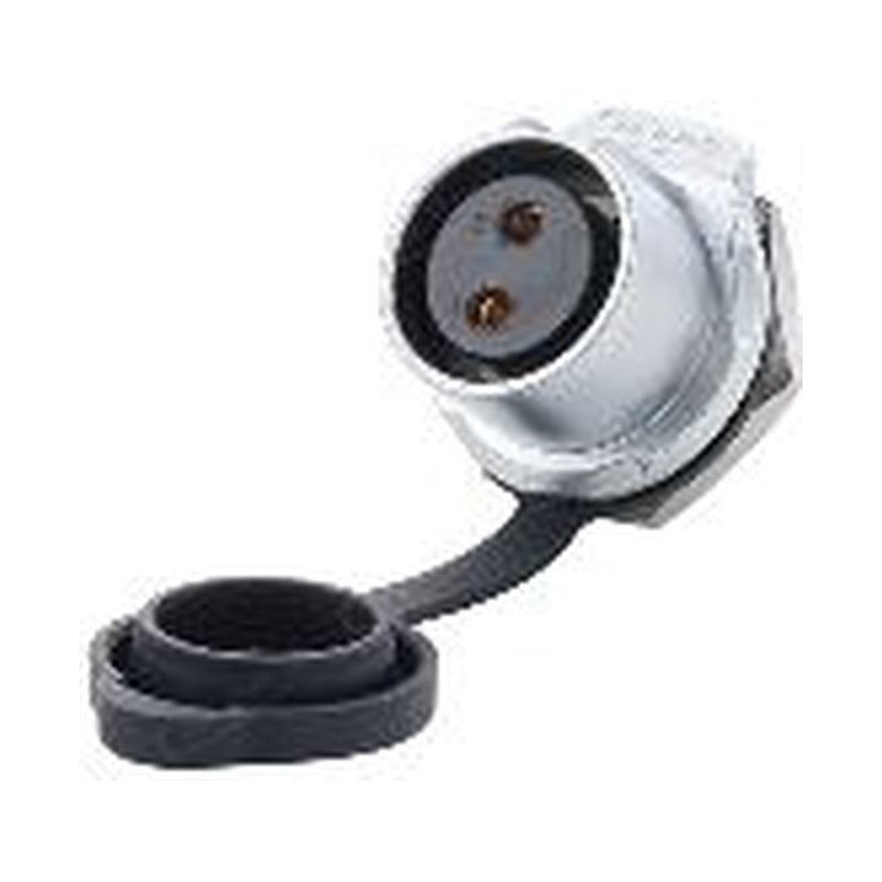 LP-20-J02SX-03-101, 2-Pin Female Panel Mount Waterproof Connector