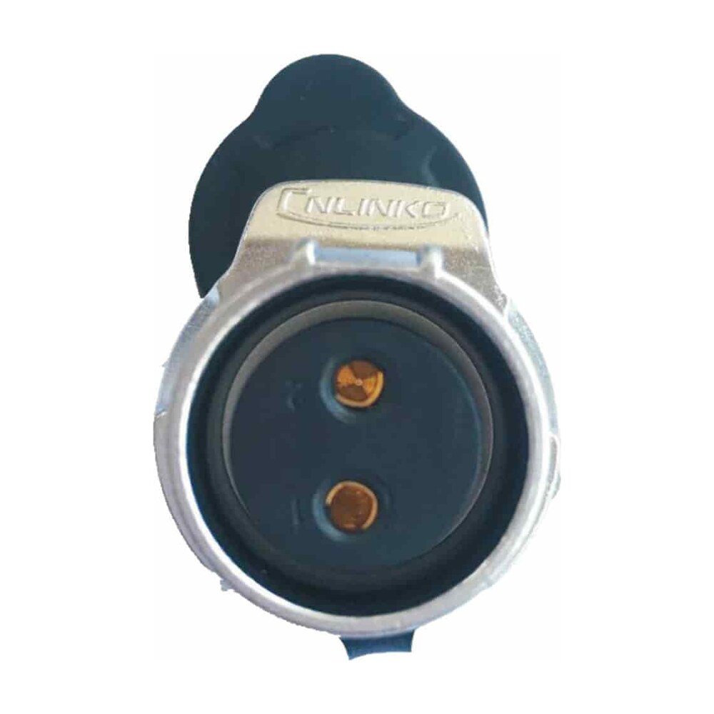 LP-20-J02SX-03-101, 2-Pin Female Panel Mount Waterproof Connector