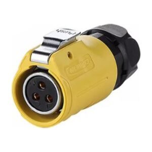 LP-20-J03PE-01-021, 3-Pin Female Cable Mount Waterproof Connector