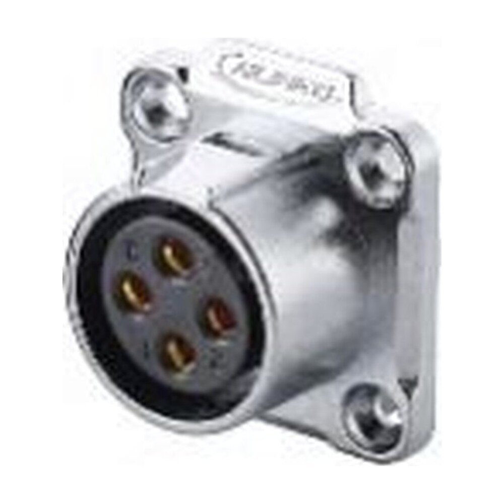 LP-20-J04SX-03-401, 4-Pin Female Panel Mount Waterproof Connector