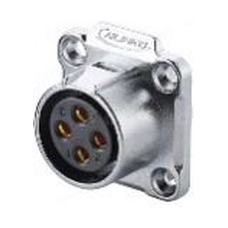 LP-20-J04SX-03-401, 4-Pin Female Panel Mount Waterproof Connector