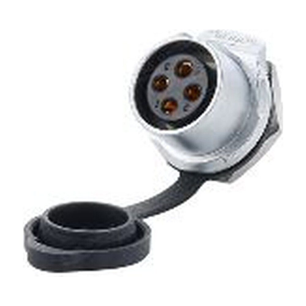 LP-20-J04SX-03-101, 4-Pin Female Panel Mount Waterproof Connector