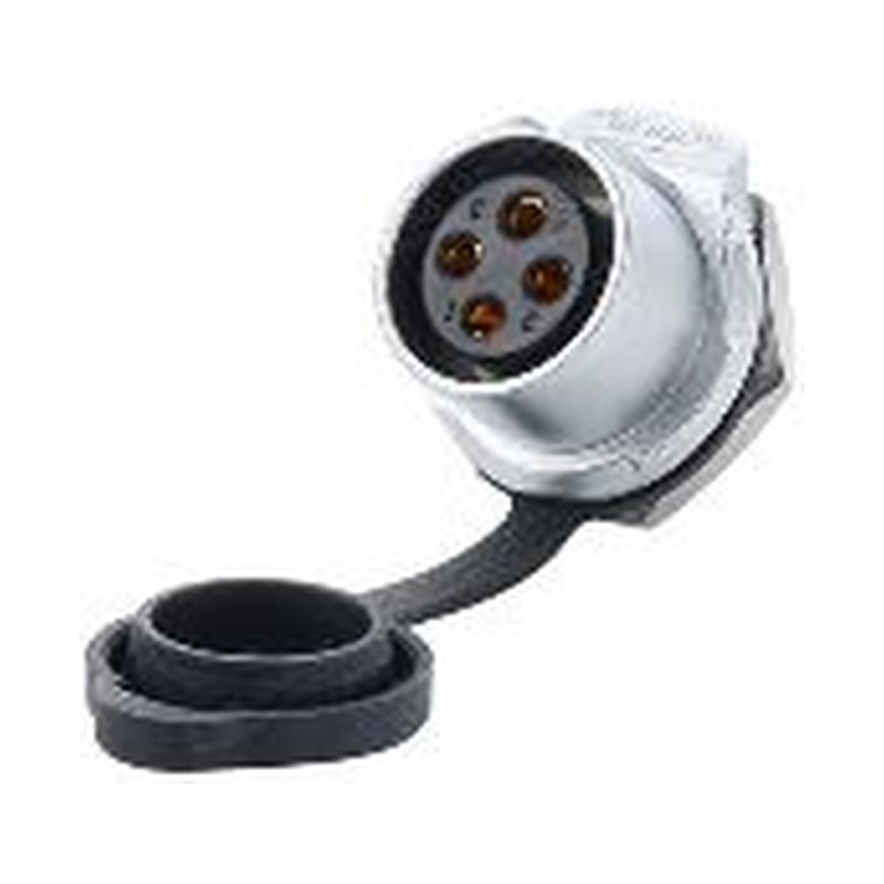 LP-20-J04SX-03-101, 4-Pin Female Panel Mount Waterproof Connector