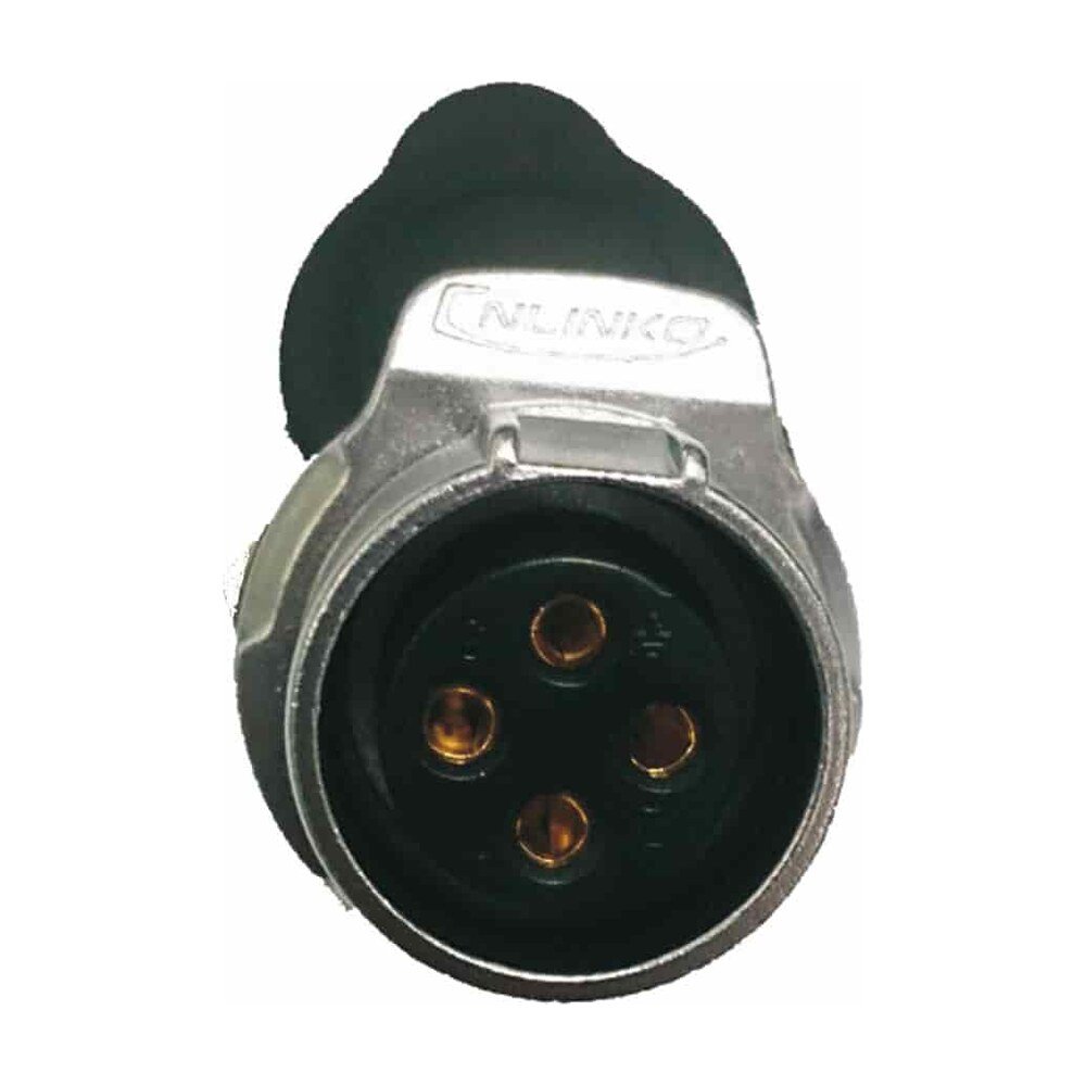 LP-20-J04SX-03-101, 4-Pin Female Panel Mount Waterproof Connector
