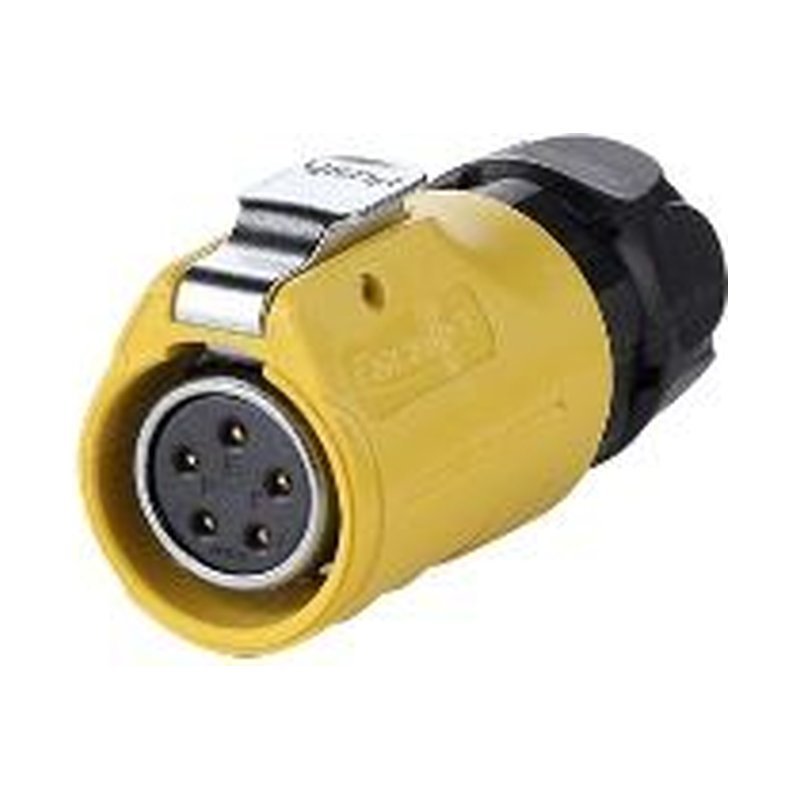 LP-20-J05PE-01-021, 5-Pin Female Cable Mount Waterproof Connector