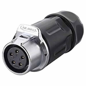 LP-20-J05PP-01-001, 5-Pin Female Push-Pull Cable Coupler Waterproof Connector