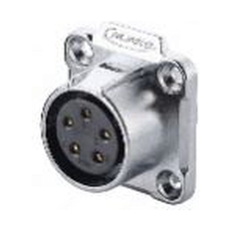 LP-20-J05SX-03-401, 5-Pin Female Panel Mount Waterproof Connector