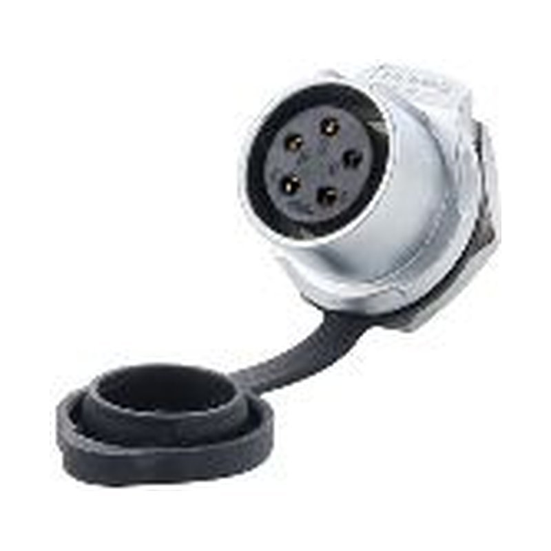 LP-20-J05SX-03-101, 5-Pin Female Panel Mount Waterproof Connector