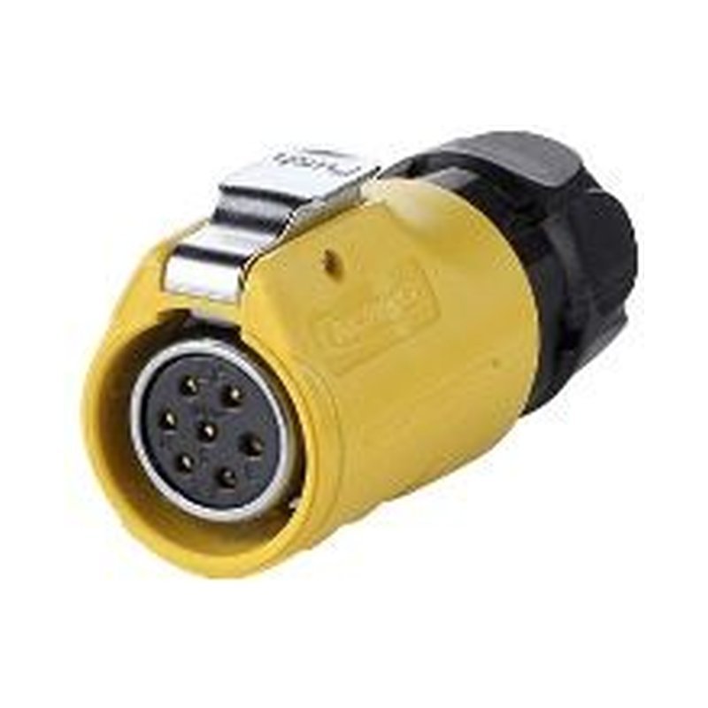 LP-20-J07PE-01-021, 7-Pin Female Cable Mount Waterproof Connector