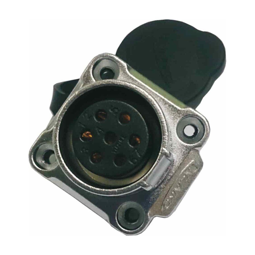 LP-20-J07SX-03-401, 7-Pin Female Panel Mount Waterproof Connector