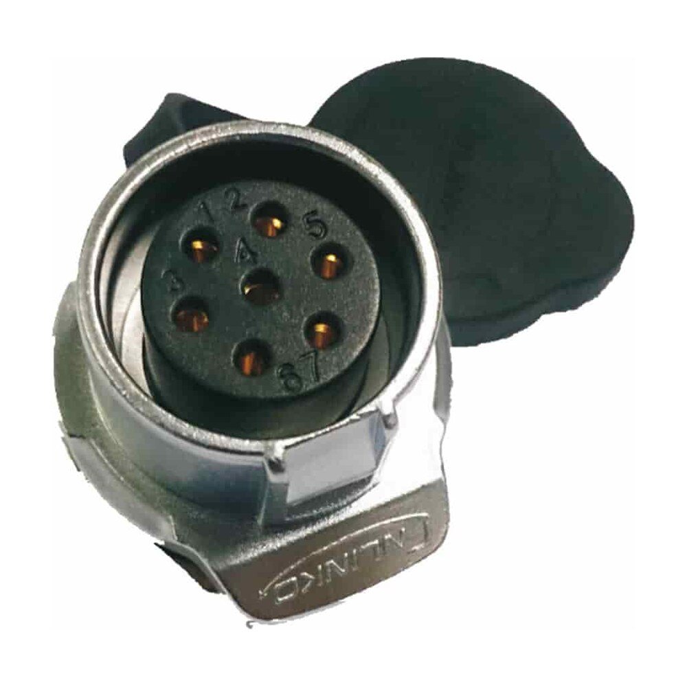 LP-20-J07SX-03-101, 7-Pin Female Panel Mount Waterproof Connector