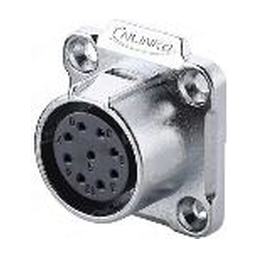 LP-20-J09SX-03-401, 9-Pin Female Panel Mount Waterproof Connector