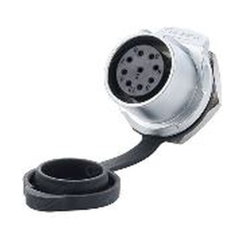 LP-20-J09SX-03-101, 9-Pin Female Panel Mount Waterproof Connector