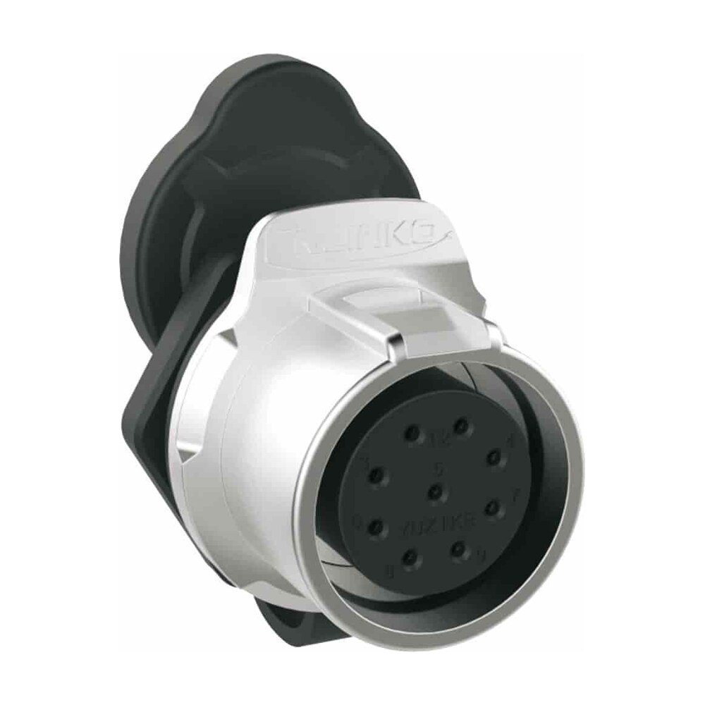 LP-20-J09SX-03-101, 9-Pin Female Panel Mount Waterproof Connector