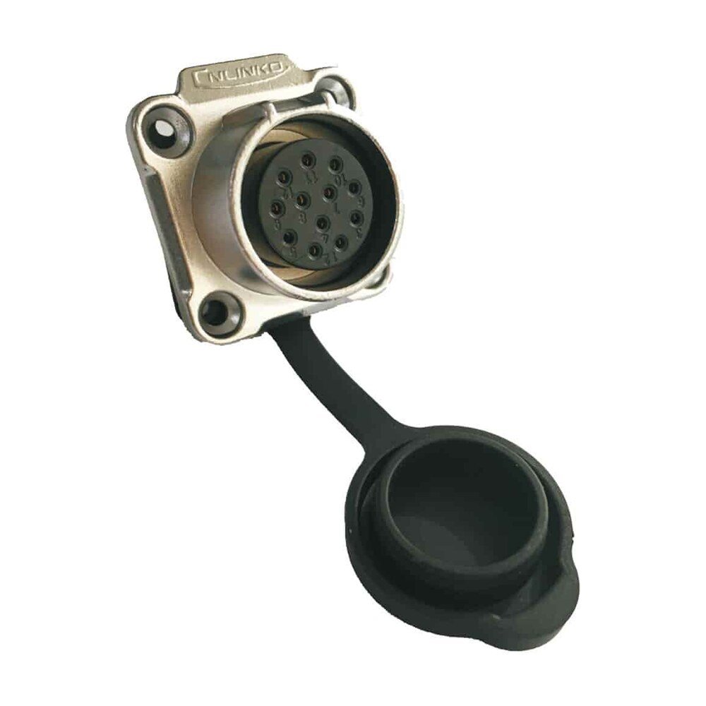 LP-20-J12SX-03-401, 12-Pin Female Panel Mount Waterproof Connector