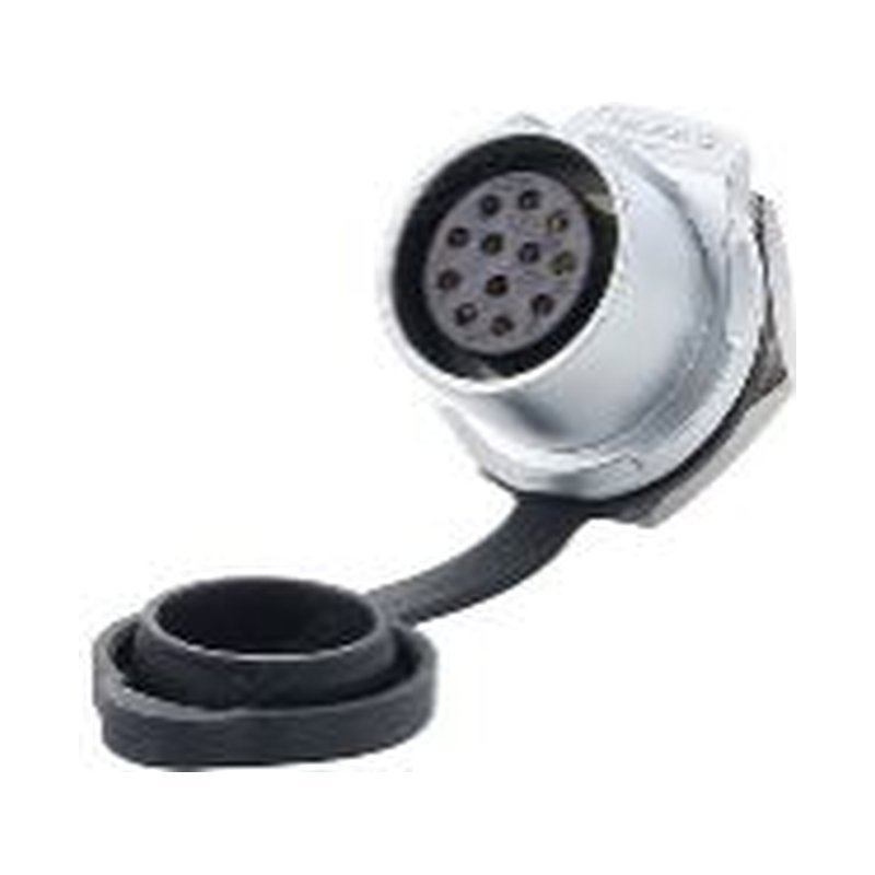 LP-20-J12SX-03-101, 12-Pin Female Panel Mount Waterproof Connector
