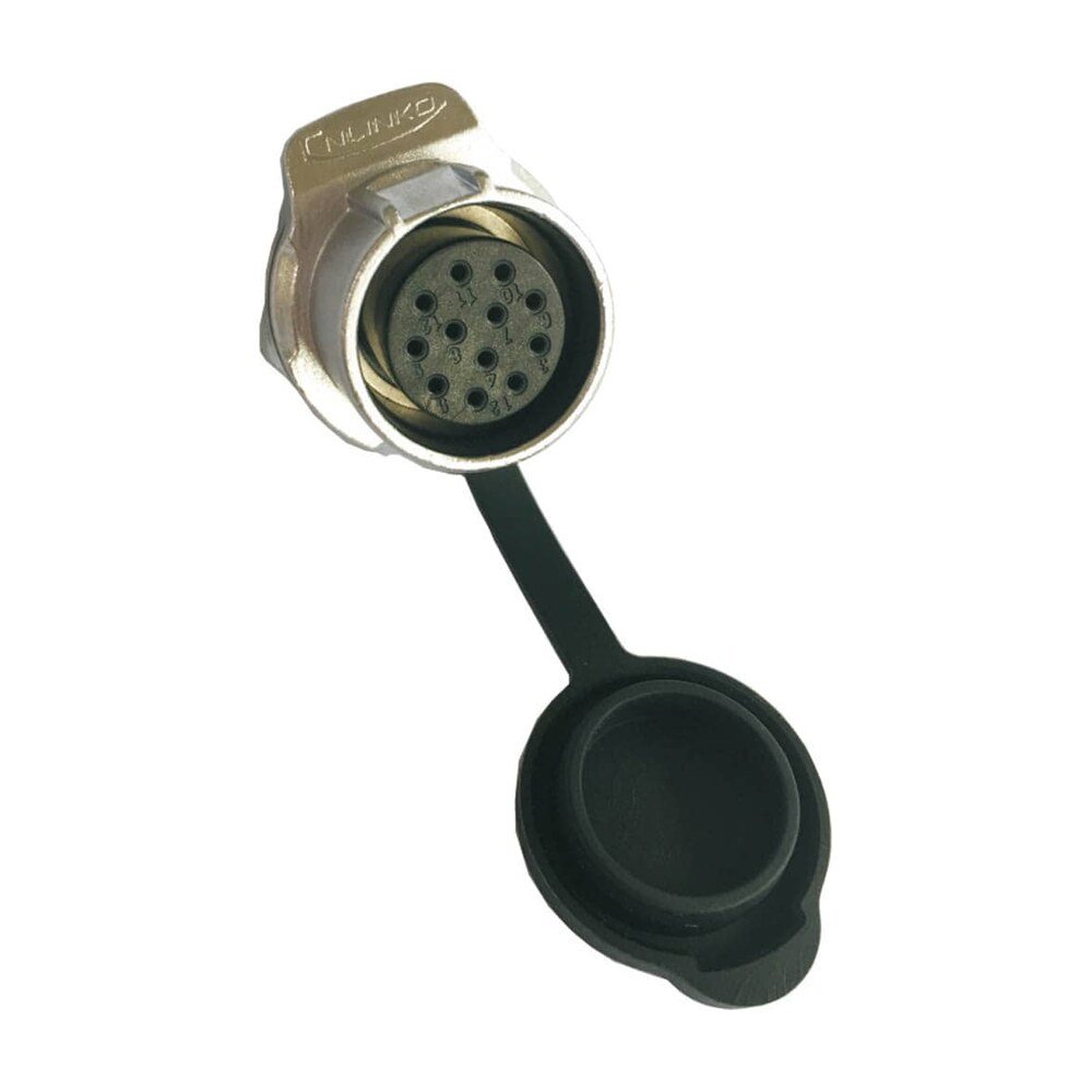 LP-20-J12SX-03-101, 12-Pin Female Panel Mount Waterproof Connector
