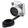 LP-20-J03SX-03-401, 3-Pin Female Panel Mount Waterproof Connector