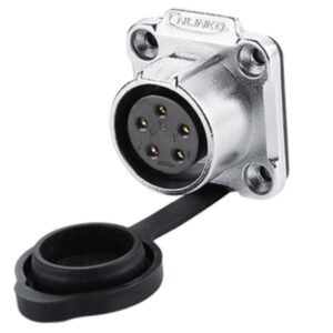LP-20-J05SX-03-401, 5-Pin Female Panel Mount Waterproof Connector