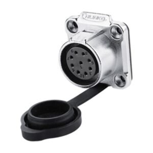 LP-20-J09SX-03-401, 9-Pin Female Panel Mount Waterproof Connector
