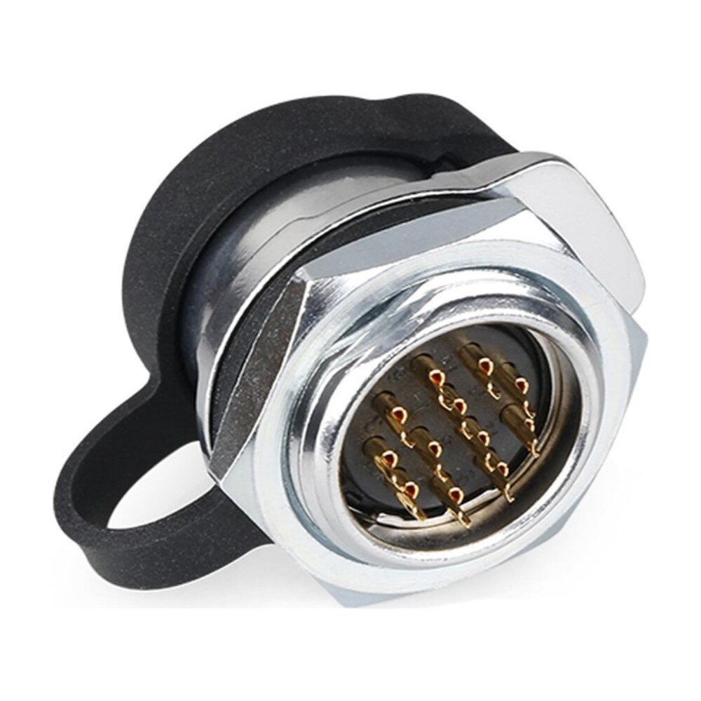 LP-20-J12SX-03-101, 12-Pin Female Panel Mount Waterproof Connector