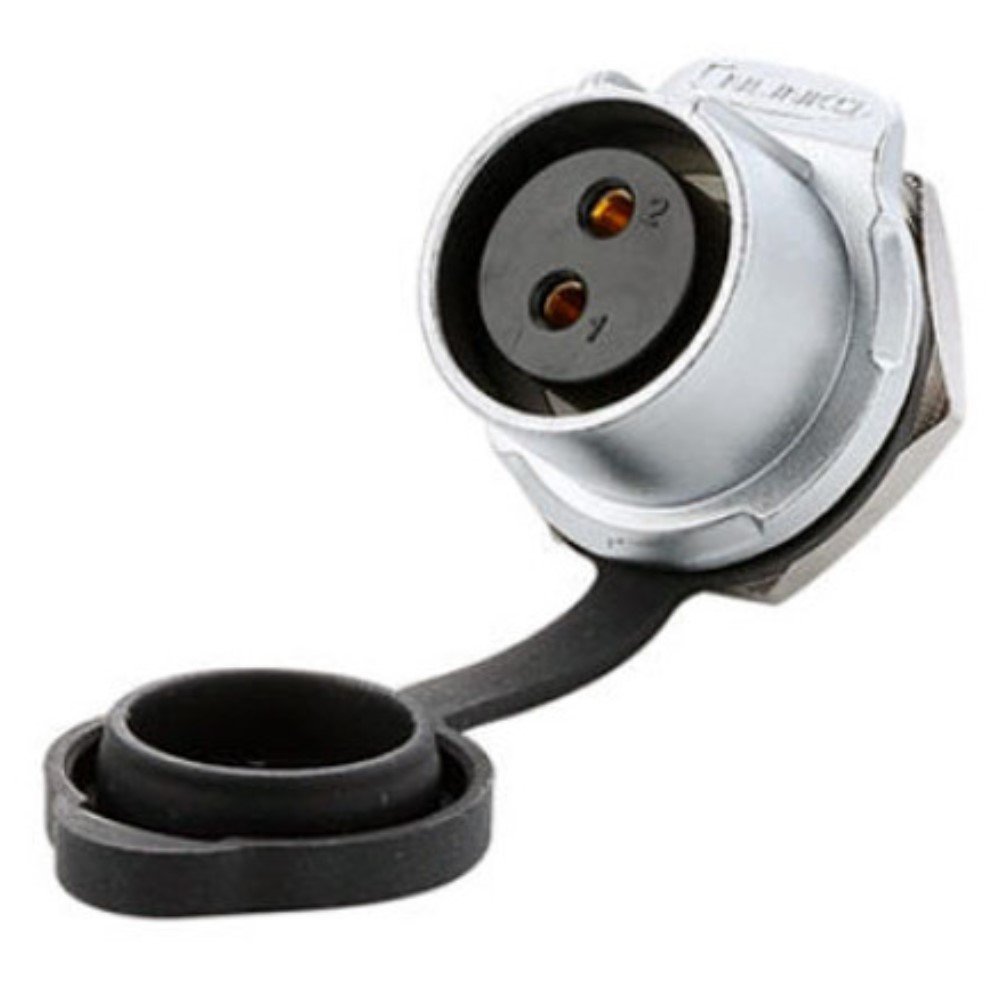 LP-20-J02SX-03-101, 2-Pin Female Panel Mount Waterproof Connector