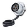 LP-20-J03SX-02-001, 3-Pin Female Panel Mount Waterproof Connector
