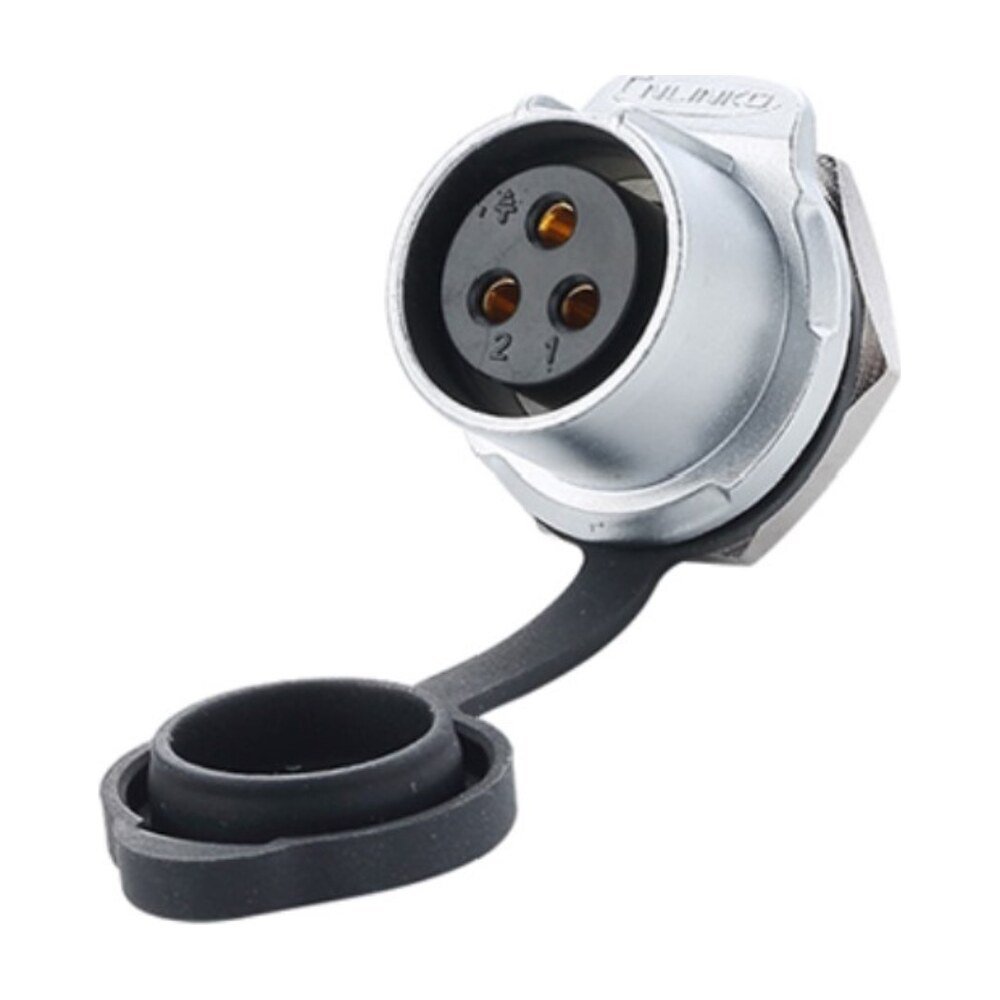 LP-20-J03SX-03-101, 3-Pin Female Panel Mount Waterproof Connector