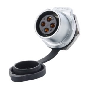 LP-20-J04SX-03-101, 4-Pin Female Panel Mount Waterproof Connector