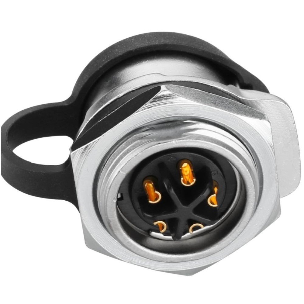 LP-20-J05SX-03-101, 5-Pin Female Panel Mount Waterproof Connector