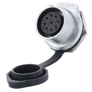 LP-20-J09SX-03-101, 9-Pin Female Panel Mount Waterproof Connector