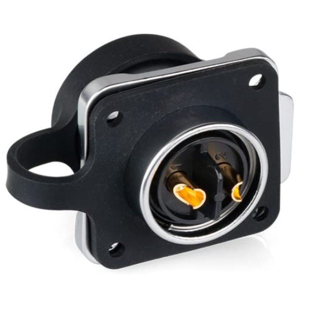 LP-20-J02SX-03-401, 2-Pin Female Panel Mount Waterproof Connector